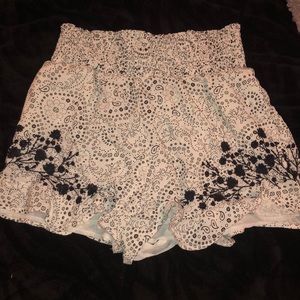 American Eagle Embroidered Shorts